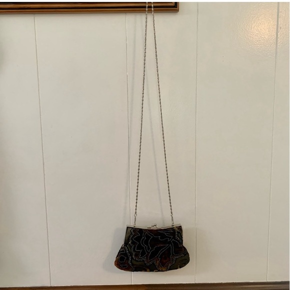 Hand Bag shoulder chain clutch Weddings party dances dress up prom black tie - Picture 11 of 13